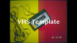 VHS Template for Blackmagic Fusion