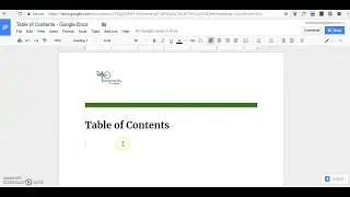 How to add Table of Contents in Google Docs