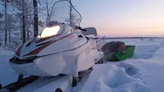 Лучшие  санки для снегохода.