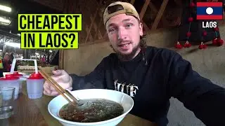 CRAZY CHEAP $0.70 Breakfast In Northern Lao Market | Phongsaly 🇱🇦