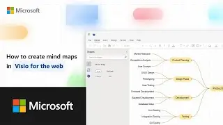 How to create mind maps in Microsoft Visio for the web