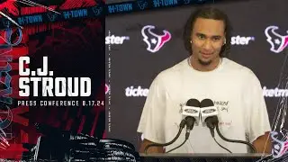 Texans QB C.J. Stroud speaks after preseason win over the New York Giants