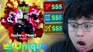 UNIQUE GYUTARU (MOON) SSS MAX STATS SHOWCASE - Anime Adventures