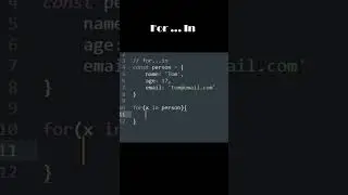 JavaScript - For ...In