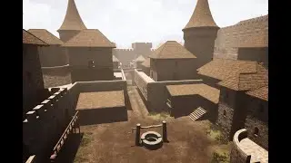 Medieval Village Flythrough - Unreal Engine 4 Cinematic Camera