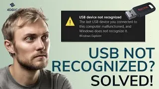 How to Fix USB Not Recognized in Windows 10? | Fixed Unrecognized USB Flash Drive in 5 Ways