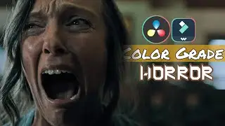 Color Grading Horror LOOK in Filmora 14 Easy TRICK (Copying Hollywood)