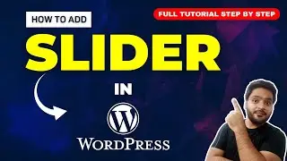 How to Add a Slider in WordPress Website Using Smart Slider 3 Plugin (100% Free Plugin)