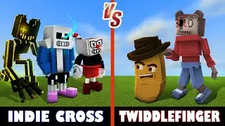 Indie Cross vs. Twiddlefinger | Minecraft (Gagagedigedagedago!)