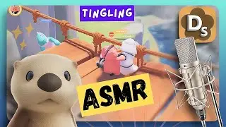 ASMR Crinkle Triggers and ►Party Animals Fun 🐯 ASMR Whispers for Sleep