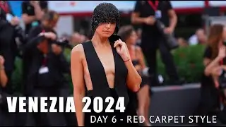 VENEZIA FILM FESTIVAL 2024 | Day 6 Red carpet Style - 4K