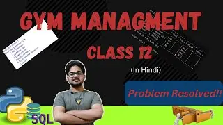 Gym Management System || Class 12 CS Project || Class 12 Computer Science Project Python