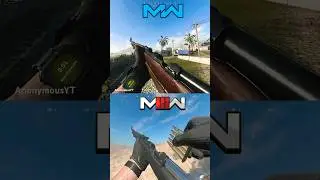 Kar98k Marksman Rifle in call of Duty! Then vs Now (Mw 2019 vs Mw3 2023)