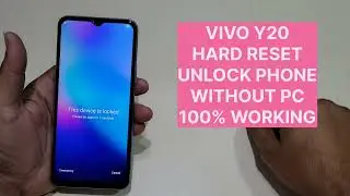 Vivo Y20 Hard Reset How To Unlock Phone Pattern Pincode