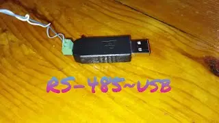 Самый дешевый преобразователь сигнала rs-485 to usb.