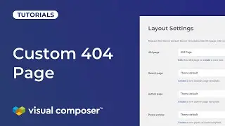 How to Set a Custom 404 Page with Visual Composer