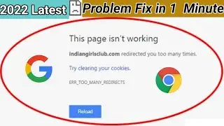 How to fix this page isn't working ERR_EMPTY_RESPONSE in Google chrome