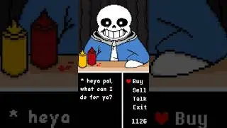 UNDERTALE | Sans's Shop #undertale #shorts