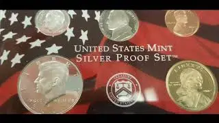 United States mint silver proof set