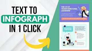 Generate Amazing Infographics Instantly! (Text To Infograph)