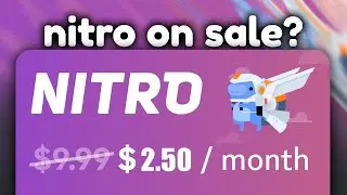 CHEAPEST DISCORD NITRO 2024 - How to get Discord Nitro Cheaper (Cheap Discord Nitro Subscription)