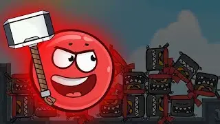 Red Ball 4 Animation Red Ball Hero Vs Ninja Boss Stage 3 Eps 3