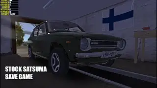 My Summer Car - Stock Satsuma Save Game [SATSUMA+VAN KEY]