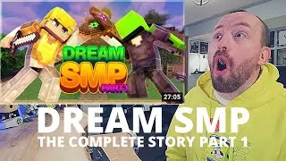 Dream SMP: The Complete Story - Part 1 (BEST REACTION!) this is INSANE & im HOOKED! | EvanMCGaming