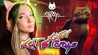 STRAY ▶️ ЧАСТЬ 1 ▶️ Кот в кибер-городе ▶️ Полное прохождение игры про кота Stray на PC с геймпадом