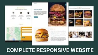 How To Make Website Using HTML & CSS | Full Responsive Website Design Step by Step