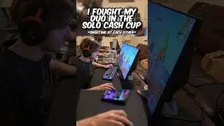 I FOUGHT My Duo Partner In The Solo Cash Cup😂