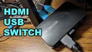 HDMI USB KVM Switcher by DGODRT - Unboxing and Review