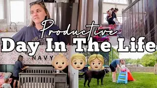 *PRODUCTIVE* MOM OF 3 DAY IN THE LIFE | GET IT ALL DONE | MOM LIFE VLOG | MEGA MOM