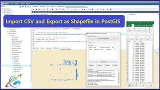 Import CSV and Export as Shapefile in PostGIS | 