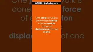 Joule Definition - GCSE Physics