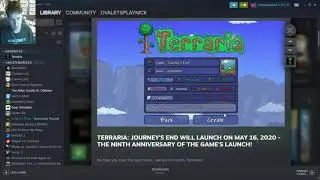 Terraria Journeys End Release Date Update in May!!!