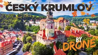 ČESKÝ KRUMLOV by drone (CZECHIA) 🇨🇿 | 4K | A wonderful UNESCO World Heritage Site! ❤️