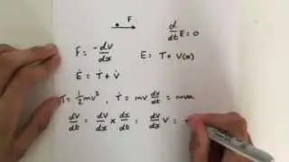 Exercise III (solution): classical mechanics - Conservation of energy