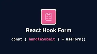 react hook form - useForm: handleSubmit