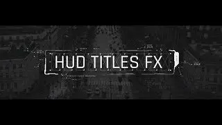 HUD Titles FX (After Effects template)