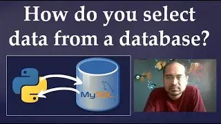 100. How do you select data from a database in Python?