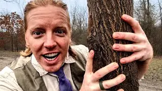 ASMR Massaging A Tree Into A Book