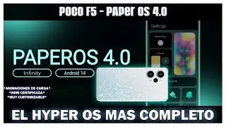 Poco F5 - Hyper Paper OS 4.0 ! LA ROM MAS PERSONALIZADA ! Play Integrity , FPS MAX Y MAS !