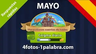 Enigma Diario 🇪🇸 Mayo 2024 4 Fotos 1 Palabra ❤️ Maravillosos cuentos de hadas ¡Respuestas!