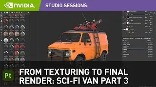 From Texturing to Final Render in Adobe Substance Painter - Sci Fi Van Part 3 w/ Vladimir Petkovic