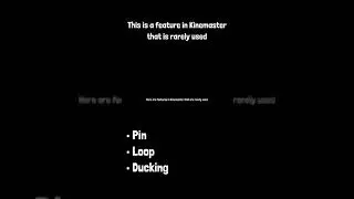 This is a feature in Kinemaster that is rarely used #shorts