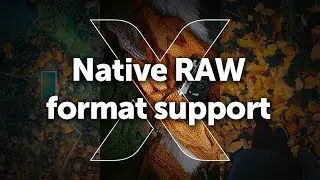 Native RAW format support