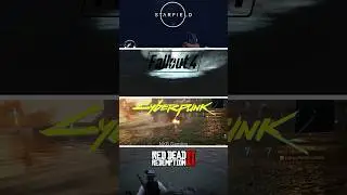 Starfield vs Fallout 4 vs GTA 5 vs Cyberpunk 2077 vs RDR 2 vs Far Cry 6 - Fire Bomb Water Physics