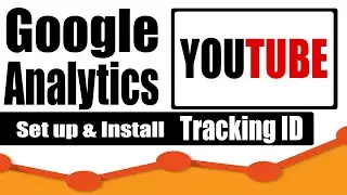 How to set up google analytics tracking ID in youtube channel