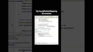 Spring @DeleteMapping Annotation #springboot #java